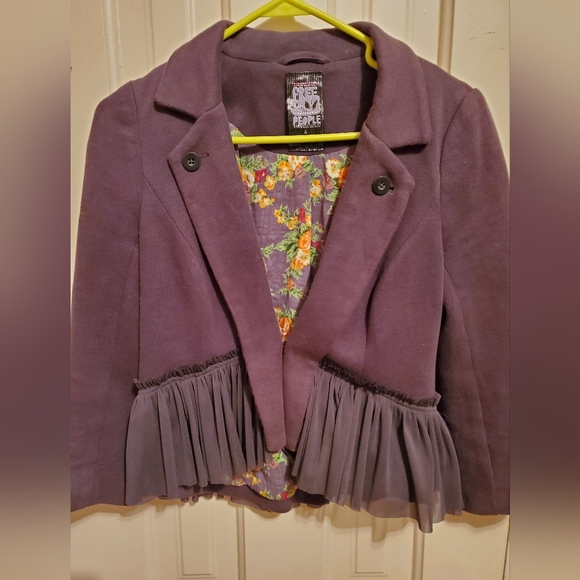 Free People Jackets & Blazers - Free People Ruffled Jacket 4